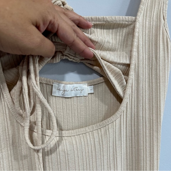 NWOT Bandeau Ribbed Dress - Picture 5 of 6